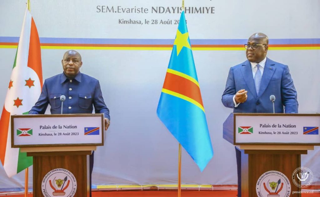 Bilatérale RDC-Burundi: Evariste Ndayishimiye reconnaît la faiblesse de l’EAC dans le rétablissement de la paix dans l’Est.