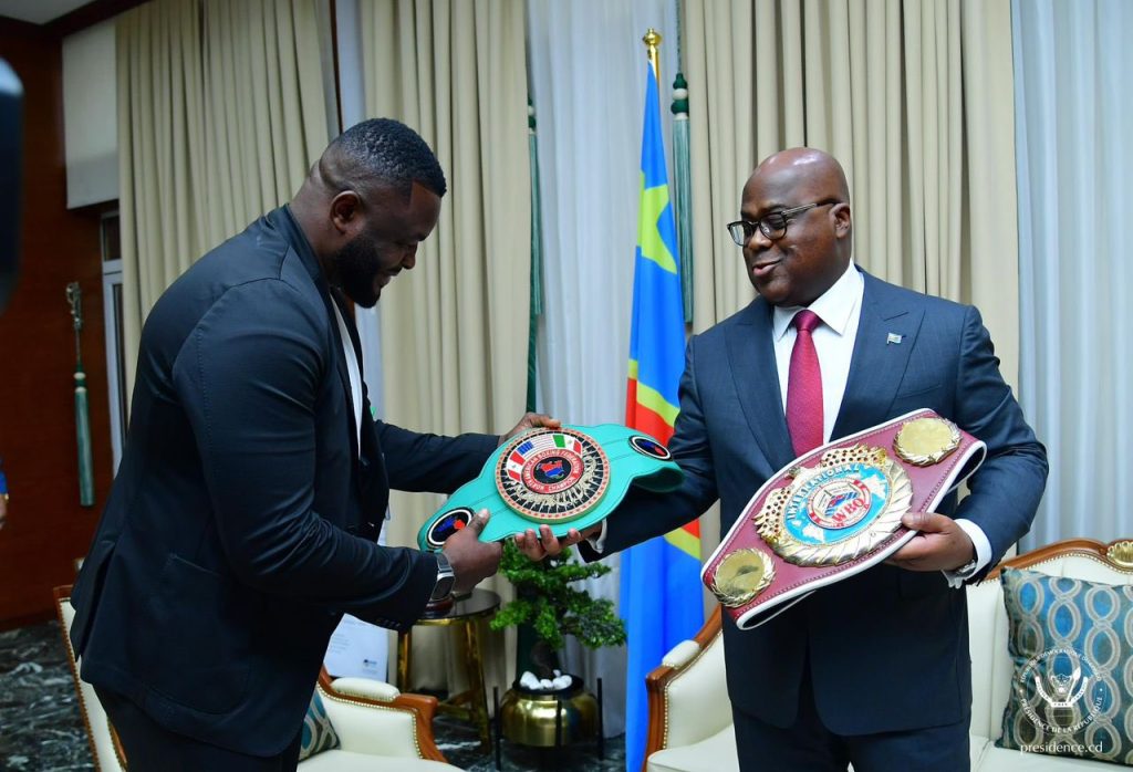 Boxe : Martin Bakole félicité par le Président Félix Tshisekedi après sa victoire par KO face à l’américain Jared Anderson