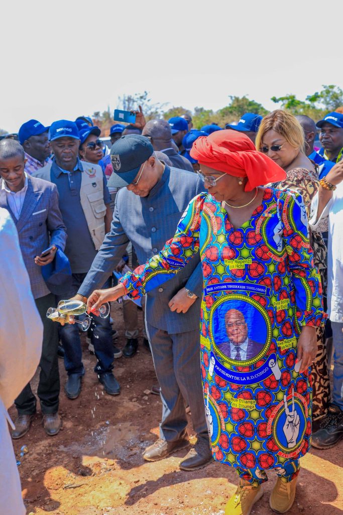 Haut-Katanga: Aziza Munana inaugure plusieurs ouvrages au bénéfice des communautés