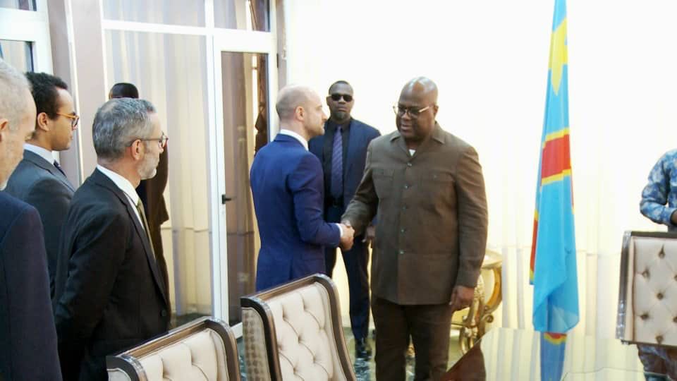 Agression rwandaise: Le ministre des affaires étrangères français reçu par Félix Tshisekedi