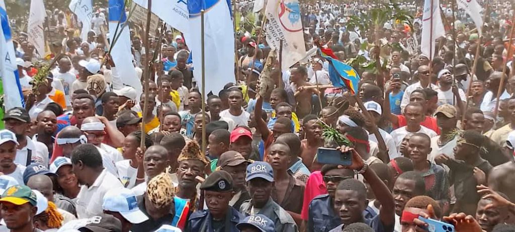 Boende : Les forces vives dans la rue pour exprimer la colère contre le carnage de la population de Goma par le Rwanda