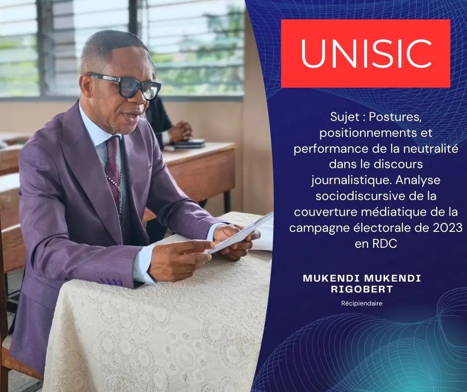 Présidentielle 2023 : Rigobert Mukendi wa Mukendi décrypte la fabrique de la neutralité(Mémoire DEA)
