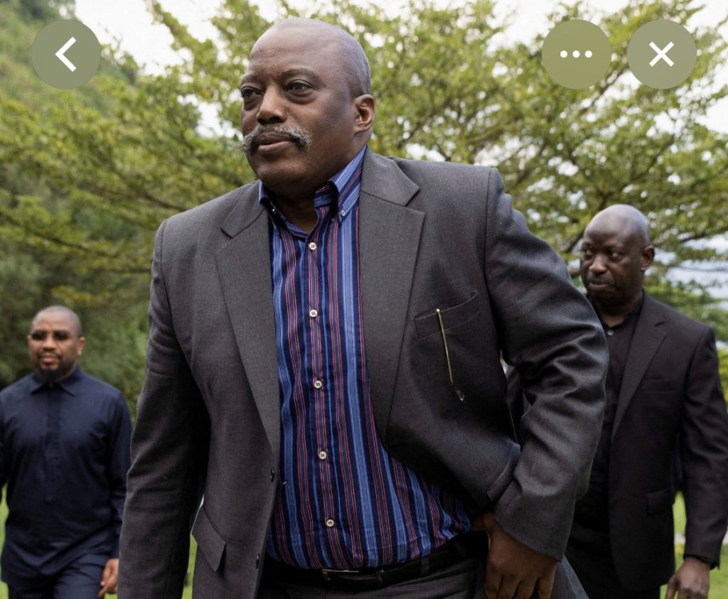 Sanctions américaines : Joseph Kabila accusé de soutenir la rébellion dans l’est de la RDC