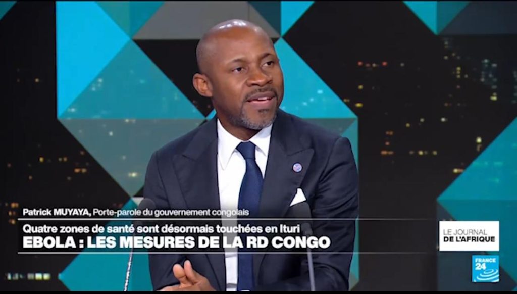 Ebola en Ituri et au Nord-Kivu: Patrick Muyaya défend la stratégie gouvernementale